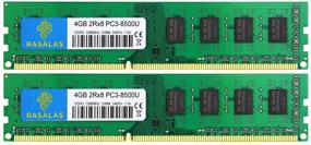 img 4 attached to Rasalas 8GB DDR3 Kit (2X4GB) PC3-8500 DDR3 1066 Mhz DDR3 8GB Udimm DDR3 Ram 2Rx8 1