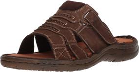 img 4 attached to Comfy Coffee Medium Slide Sandals from Propet - Your Perfect Choice for Ultimate Comfort