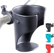 delta cycle expanding beverage holder: ultimate bike cup holder for water bottles, coffee cups, and more - enhanced grip and easy installation - durable construction logo