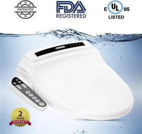 img 3 attached to 🚽 FDA Registered Lotus Smart Bidet ATS-800: Heated Seat, Temperature Controlled Wash, Warm Air Dryer, Easy DIY Installation - Made in Korea