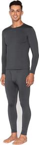 img 4 attached to 🔥 Bodtek Premium Men's Thermal Underwear Set: Fleece Lined Long Johns for Ultimate Warmth