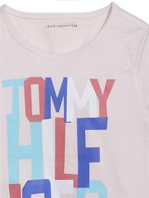 img 2 attached to Tommy Hilfiger Adaptive Sensory White PT Girls' Clothing