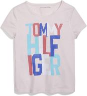 tommy hilfiger adaptive sensory white pt girls' clothing logo