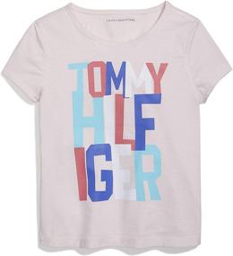 img 4 attached to Tommy Hilfiger Adaptive Sensory White PT Girls' Clothing