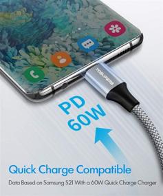 img 2 attached to [3Ft 2-Pack] USB C To USB C Cable Fast Charging 60W