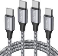 [3ft 2-pack] usb c to usb c cable fast charging 60w logo