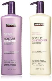 img 3 attached to 💆 Ultimate Hair Care: Salon Formula Moisture Shampoo & Conditioner 33.8 Oz Combo