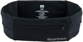 img 3 attached to 🏃 Nathan Zipster Lite Running Belt – Bounce Free Waist Pack with Dual Zippers. Lightweight Runners Fanny Pack for Men and Women - Compatible with All iPhones, Android, Samsung Devices.