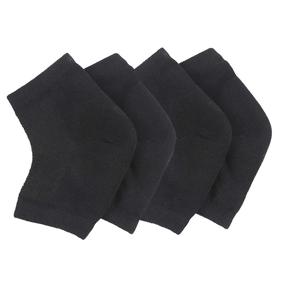 img 3 attached to 🧦 Nado Care Moisturizing Socks: Ultimate Solution for Dry Cracked Heels - Spa Gel Socks for Intense Moisturization & Repair - Cotton Compression Heel Softener - 2 Pair (Black)