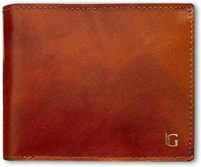 img 4 attached to Gaur Gold Luxury Men's Bi Fold Wallet - Enhanced Accessories for Stylish Gentlemen