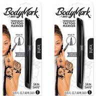 🖌️ vibrant and long-lasting bodymark temporary tattoo markers (2 pack) logo
