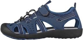 img 3 attached to 👞 GRITION Men's 1908BF Walking Sandals - Stylish and Supportive Men's Shoes