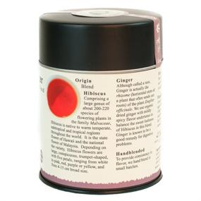 img 2 attached to 🍵 Tao of Tea Hibiscus Ginger Tea - Loose Leaf, 3.0oz Tin | Make 50 Cups