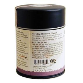 img 1 attached to 🍵 Tao of Tea Hibiscus Ginger Tea - Loose Leaf, 3.0oz Tin | Make 50 Cups