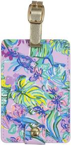 img 2 attached to Lilly Pulitzer Mermaid Leatherette Luggage