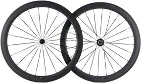 img 4 attached to 🚲 SunRise Bike 25mm U-Shape 50mm Carbon Fiber Wheelset 700c Clincher, Enhanced SEO