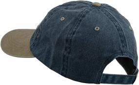 img 2 attached to E4Hats Wording Grandpa Embroidered Washed Sports & Fitness for Team Sports