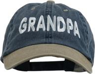 e4hats wording grandpa embroidered washed sports & fitness for team sports logo