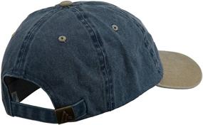 img 1 attached to E4Hats Wording Grandpa Embroidered Washed Sports & Fitness for Team Sports