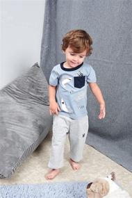 img 1 attached to Little Clothing Toddler T Shirt Shorts Boys' Clothing : Clothing Sets