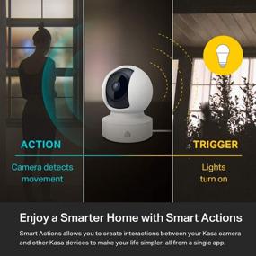 img 1 attached to 📷 Kasa Indoor Pan/Tilt Smart Home Camera: 1080p HD Security Camera with Night Vision, Motion Detection, and Alexa & Google Home Compatibility