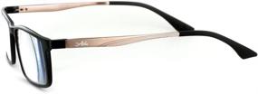 img 1 attached to Optical Quality Reading Glasses Aluminum Titanium