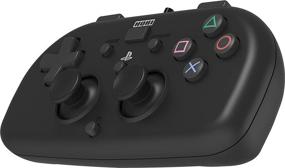 img 2 attached to 🎮 PlayStation 4 Mini Gamepad for Kids - Wired Controller - Officially Licensed - Enhanced Black Color