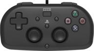 🎮 playstation 4 mini gamepad for kids - wired controller - officially licensed - enhanced black color логотип