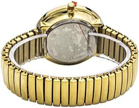 img 1 attached to 🕰 Stylish and Functional Women's Super Large Face Stretch Band Watch – Easy to Read