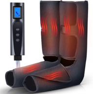 🎁 christmas gifts: foot and leg massager for circulation, restless legs syndrome relief, and relaxation - with heat, air compression, 6 modes, and 3 intensities logo