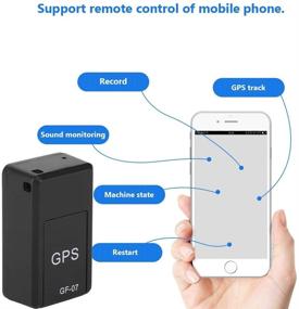 img 1 attached to 🚗 Zopsc Мини-портативный трекер для транспортных средств с GSM GPRS GPS для мониторинга в реальном времени, управления с мобильного телефона, сигнализации и управления.