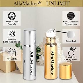 img 3 attached to Набор женских феромонов Alfamarker Unlimited - привлекательность женщин 2x5 мл - парфюмерная вода с концентрированными феромонами для женщин - идеальный подарок на праздники