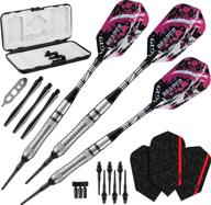 80% tungsten soft tip darts - viper grim reaper | storage/travel case included логотип