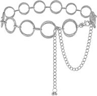 💍 glamorstar women's accessories: ring chain circle diameter 53 1in logo