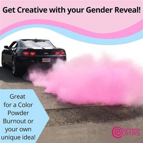 img 1 attached to Chameleon Colors Gender Reveal Powder, Pink Color 🎀 Powder - Blackout Packaging, 2lbs (1lb Per Bag), 2 Pack