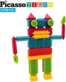 img 1 attached to 🎨 Разблокируйте креативность и обучение с игрушками для конструкций PicassoTiles
