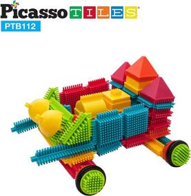 img 2 attached to 🎨 Разблокируйте креативность и обучение с игрушками для конструкций PicassoTiles