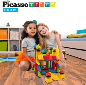 img 3 attached to 🎨 Разблокируйте креативность и обучение с игрушками для конструкций PicassoTiles