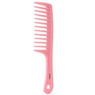 🎀 xnicx macaron pink wide tooth comb: detangle & care for long hair with this styling brush logo