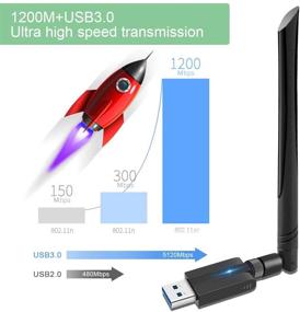 img 3 attached to Adapter 1200Mbps 802 11AC Wireless Windows10