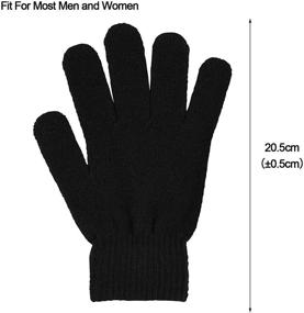 img 3 attached to MENOLY Winter Gloves Pairs - Stretchy for Enhanced Comfort and Flexibility