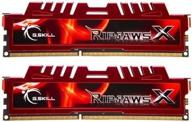 g.skill ripjaws x series 16gb ddr3 1600 pc3-12800 dual channel desktop memory логотип