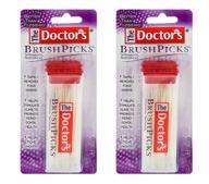 🦷 the doctor's brushpicks interdental toothpicks, 240-picks value pack (2-pack) logo