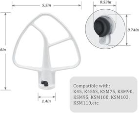 img 2 attached to 🔧 Premium K45B Coated Flat Beater: Perfect Compatibility with Mixer W10672617 9708470 - AMI PARTS