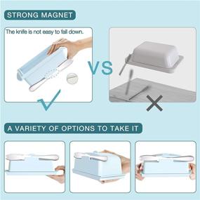 img 3 attached to 🧲 Magnetic Butter Capacity Plastic Countertop