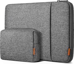 img 4 attached to 👝 Inateck 12.3-13 Inch Case Sleeve - 360° Protection for MacBook Air/Pro, Surface Pro - Gray