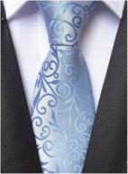 👔 seo-optimized formal neckties with silver floral fashion logo