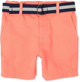 img 1 attached to Desert Boys' Clothing: Childrens Place Belted Shorts