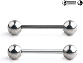 img 3 attached to Ruifan Stainless Internally Threaded Piercing Women's Jewelry for Body Jewelry