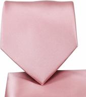 👔 dusty oliver george solid necktie set logo